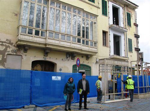 El PSM-IV-ExM critica el 'atentado' que supone la destrucción de un edificio en la Plaza Quadrado