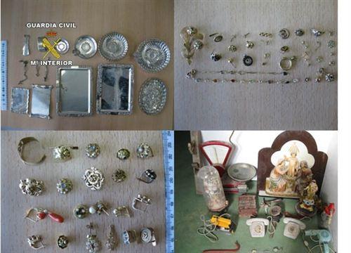 Detenidos dos hombres por varios delitos de robo de cable eléctrico y joyas en Felanitx 