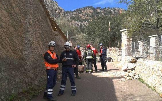 La cima del Puig de Son Poc se desploma 