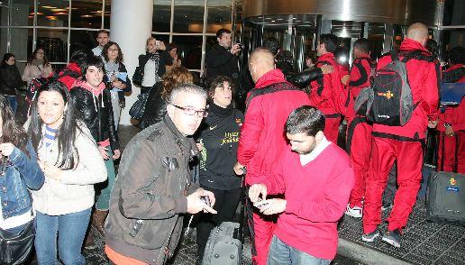 El Mallorca llega a Barcelona