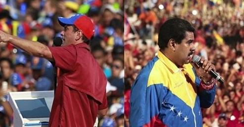 Maduro y Capriles buscan su papel en la historia de Venezuela