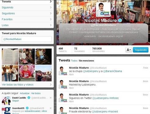 El grupo Anonymous piratea la cuenta de Twitter de Nicolás Maduro