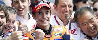 Marc Márquez logra su primer triunfo