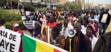 Más de 600 de senegaleses reclaman salidas a la venta ambulante de la Playa de Palma