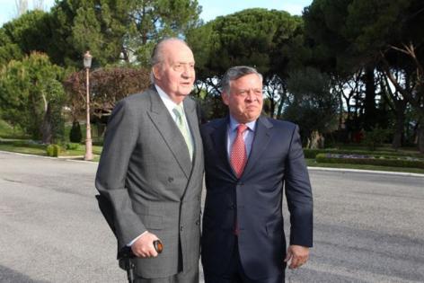 El Rey desayuna en Zarzuela con Abdalá II de Jordania  