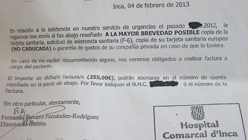 Santiago (MÉS) dice que es 'falso' que los ciudadanos sin tarjeta sanitaria no tengan que pagar por acudir a urgencias