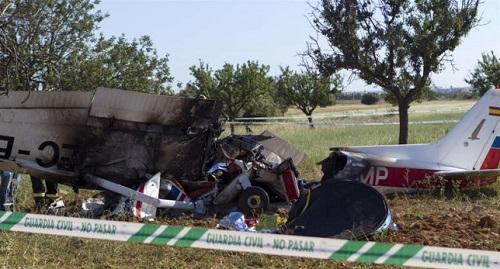La persona herida en el accidente de avioneta es el piloto, de 21 años 