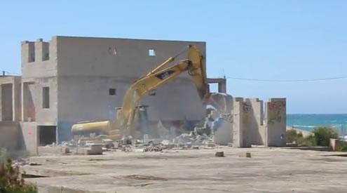 La demolición de los apartamentos de ses Covetes y la restitución de los terrenos finalizará este sábado