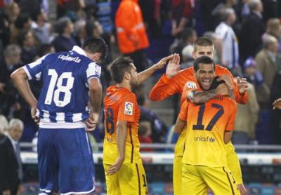 El Barça prosigue la caza de los 100 puntos