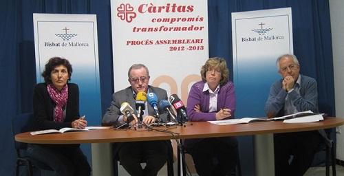Cáritas Mallorca atiende en 2012 a cerca 9.500 personas, un 13% menos que en al año anterior