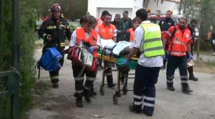 Un hombre ha resultado herido grave mientras araba con un motocultor