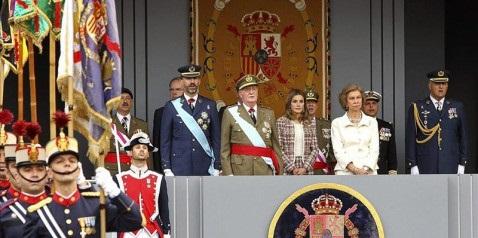 El Rey preside el Homenaje a los Caídos por el Día de las Fuerzas Armadas