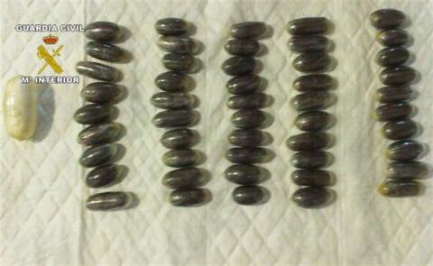 Ingresa en la prisión de Palma un hombre de 36 años que portaba en el interior de su cuerpo 50 dátiles de droga