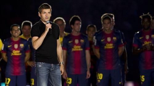 Tito Vilanova: 'Gracias Barça, gracias a todos'