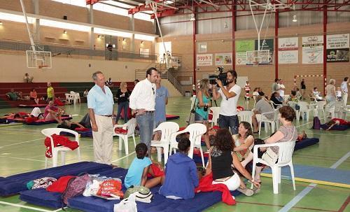 Finaliza el realojo de los 250 residentes de Estellencs que habían sido desalojados en la madrugada del sábado