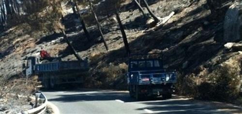 Los daños del incendio en la carretera entre Andratx y Estellencs costarán unos 600.000 euros