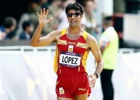 Miguel Ángel López, bronce en los 20 kilómetros marcha



