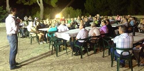 Bauzá asiste a la Junta Local de Sant Joan para despedir al alcalde Joan Magro