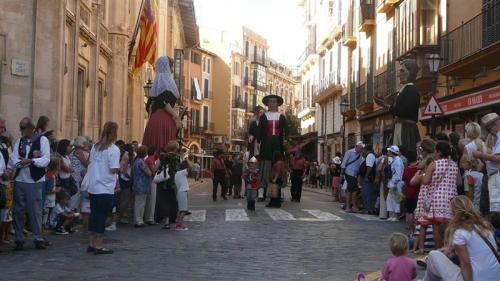 La XVII Trobada de Gegants reúne en Palma a 24 agrupaciones y a más de 300 personas