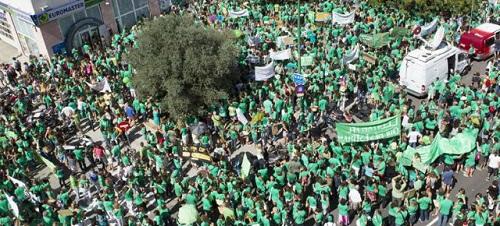 La organización espera que la manifestación contra el TIL 'sea la más masiva de todas las que ha habido en Baleares'