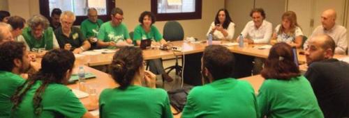 Acaba sin acuerdo la reunión, después de que los huelguistas propongan un TIL voluntario en todas las etapas