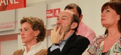 Armengol y Rubalcaba participarán este domingo en el acto de clausura 'La solución es federal' del PSC