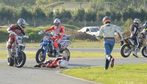 Fallece Romboni en el homenaje a Simoncelli