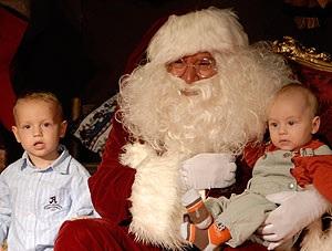 Papá Noel llega a Palma para recibir las cartas de los niños