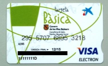 El Govern elabora un decreto para que la tarjeta básica tenga una mayor agilidad en la tramitación