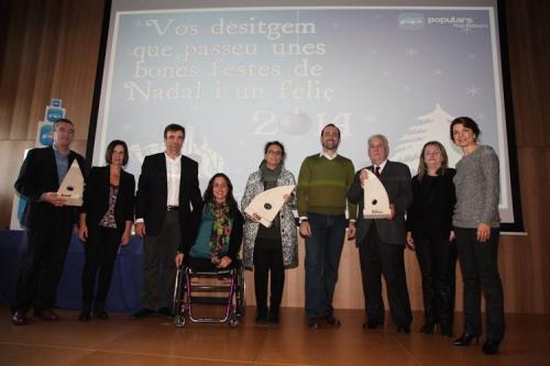 El PP entrega los premios Larus a Cruz Roja, Xavi Torres, Lorena Homar y Gabriel Cañellas