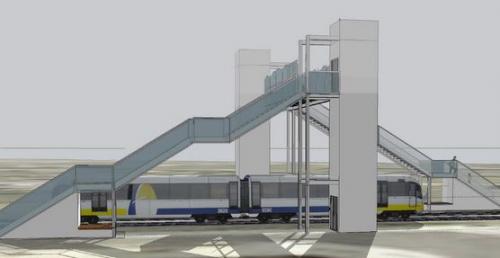 Las obras de la pasarela definitiva para peatones de Can Foradí comenzarán la segunda semana de enero