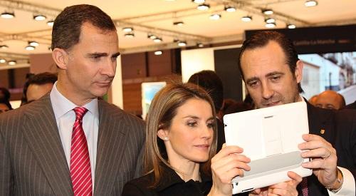 Los príncipes de Asturias visitan el stand de las Islas Baleares en FITUR 2014