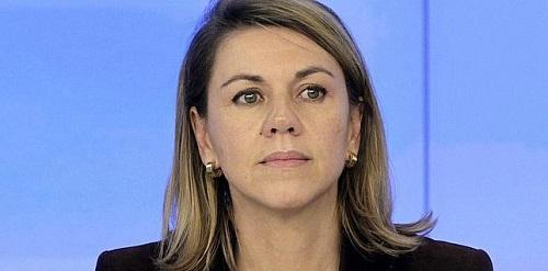 Cospedal: Lo que dice Hacienda se presume 'acto legal' y si el juez no lo cree tendrá que explicarlo