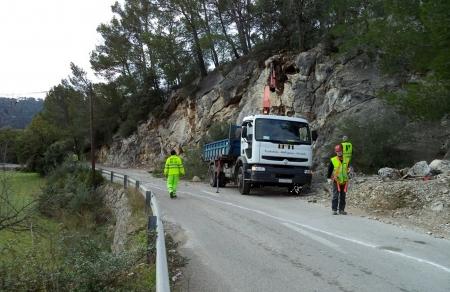 El Consell inicia las obras de mejora de la carretera entre s'Arracó y Sant Elm en Andratx