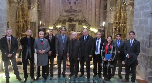 La delegación de Marruecos cierra el viaje oficial a Mallorca con las visitas a la Catedral de Palma y a la Almudaina