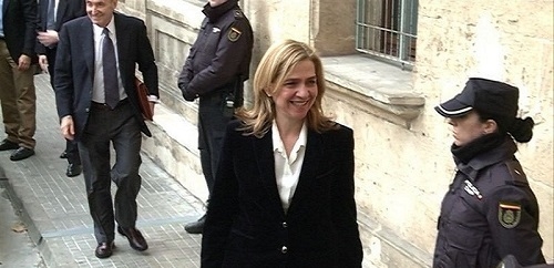 La Infanta se refugia en la confianza en el Duque, 'respetuoso y escrupuloso' con todo lo que hacía