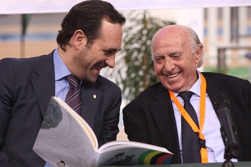 Presentación del libro 'Timoner, una vida en pista', enmarcada en los actos de la VI edición del Trofeo Ciudad de Palma de Ciclismo en Pista