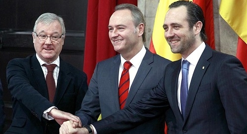 Fabra, Valcárcel y Bauzá se unen para 'ayudar' al Gobierno a evitar nuevos 'agravios' tras percibir 8.300 millones menos