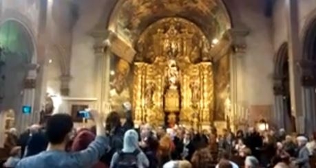 Un grupo proabortista interrumpe la misa en una iglesia de Palma