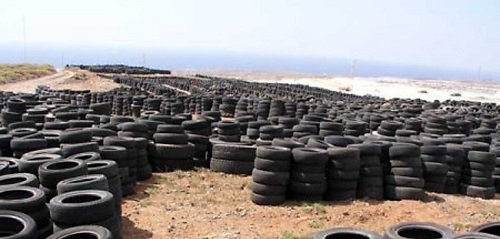 Cerca de 400.000 neumáticos recogidos por Signus en Baleares se convierten carreteras, suelas y parques infantiles