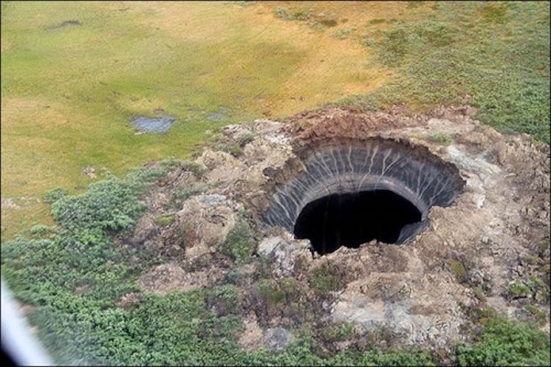 Más agujeros aparecen en el 'fin del mundo' de Siberia