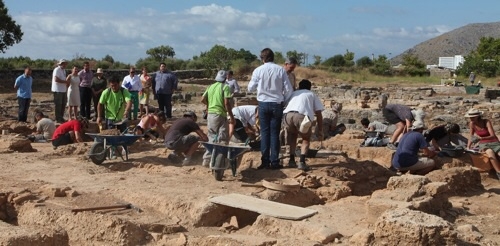 Las excavaciones en la zona del Foro y sa Portella centran la campaña de este año en Pollentia, en Alcúdia