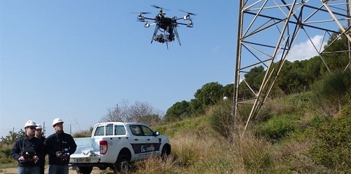 Endesa incorpora en Baleares un dron para revisar las líneas de distribución eléctricas