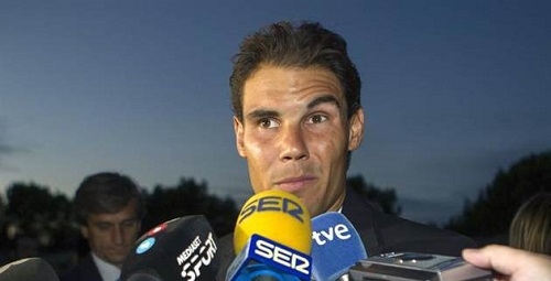 Nadal se retira del torneo por una lesión de muñeca