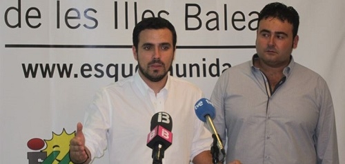 Alberto Garzón (IU) defiende este martes en el Congreso las inversiones estatutarias de Baleares