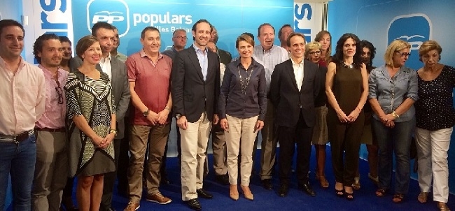 Bauzá y Rodríguez presentan a Durán como candidata del PP a la Alcaldía de Palma