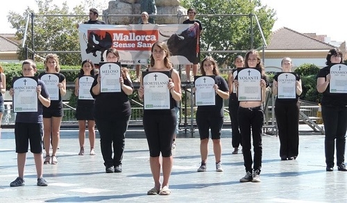 Más de 100.000 personas apoyan el fin de la tauromaquia en Mallorca