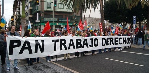 Baleares se une a las 'Marchas de la Dignidad' para exigir 'pan, techo y trabajo'