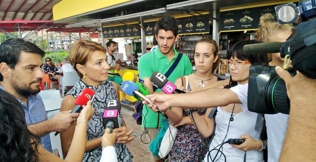 Durán acusa a Cort de 'abandonar a la Playa de Palma a su suerte'