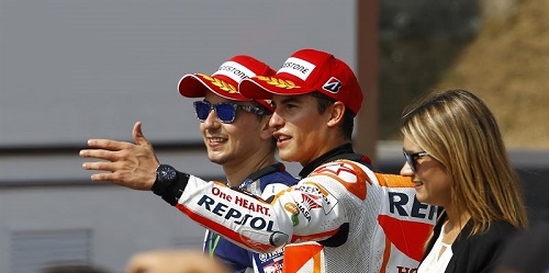 Lorenzo, segundo en Silverstone por detrás de Márquez